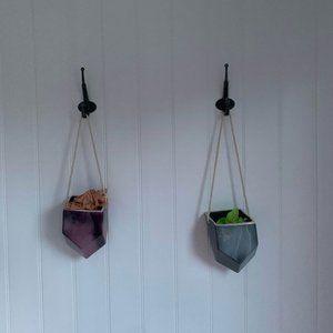 Geometric Hanging Plant Holders